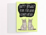 Funny Birthday Cards for Twins Funny Twins Birthday Card Greetings Card for Twin Brother or