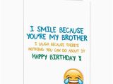 Funny Birthday Cards for Your Brother Funny Brother Birthday Card Amazon Co Uk