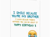 Funny Birthday Cards for Your Brother Funny Brother Birthday Card Amazon Co Uk