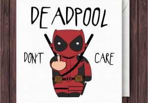 Funny Birthday Cards to Make Deadpool Funny Birthday Card Greetings Card Geek Blank