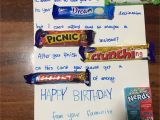 Funny Birthday Gifts for Him Australia Candy Card Food Candy Birthday Cards Candy Cards