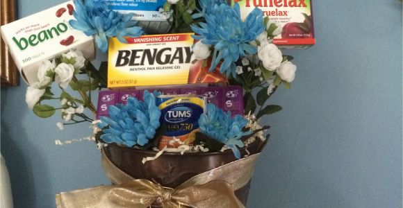 Funny Birthday Gifts for Him Diy Over the Hill Gag Gift Basket Great for A 50th Birthday