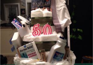 Funny Birthday Gifts for Him Diy Quot Depends Quot Diaper Cake for My Dads 50th Birthday Diy