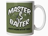 Funny Birthday Gifts for Him Uk Master Baiter Funny Fishing Mug Gift for Him Dad