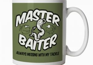 Funny Birthday Gifts for Him Uk Master Baiter Funny Fishing Mug Gift for Him Dad