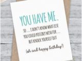 Funny Boyfriend Birthday Gifts Brother Sister Birthday Card Being Related to Me Us is