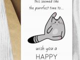 Funny Cards for Birthdays Funny Birthday Cards Printable Birthday Cards Funny Cat