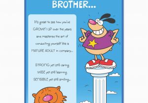 Funny Cards for Brothers Birthday Funny Birthday Quotes for Little Brother Quotesgram