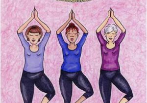 Funny Cards for Womens Birthday Posing Yoga Women Funny Birthday Card Greeting Card by