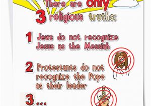 Funny Christian Birthday Cards Three Religious Truths Funny Birthday Card