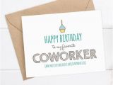 Funny Coworker Birthday Cards Birthday Card Coworker Birthday Card Funny Birthday Card