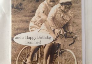 Funny Cycling Birthday Cards Birthday Card Humour the Two Ronnies On A Tandem Bike