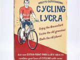 Funny Cycling Birthday Cards Humour Birthday Card Cycling Lycra Card Factory