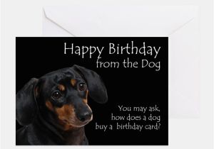 Funny Dachshund Birthday Cards Dachshund Stationery Cards Invitations Greeting Cards