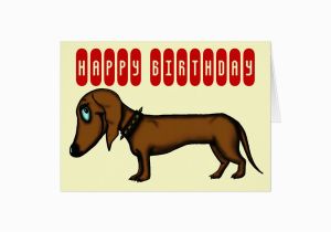 Funny Dachshund Birthday Cards Funny Dachshund Birthday Card Zazzle Com