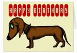 Funny Dachshund Birthday Cards Funny Dachshund Birthday Card Zazzle Com