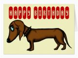 Funny Dachshund Birthday Cards Funny Dachshund Birthday Card Zazzle Com