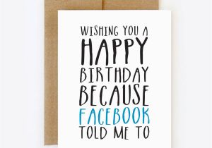 Funny Digital Birthday Cards Funny Birthday Card Greeting Card About Facebook