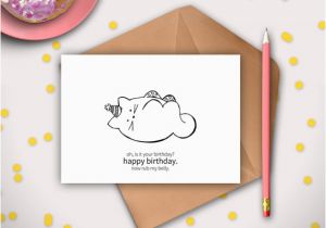 Funny Digital Birthday Cards Funny Cat Birthday Card Printable Instant Download Digital