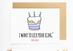 Funny Dirty Birthday Cards for Him Funny Birthday Dirty Birthday Card Naughty Birthday Card