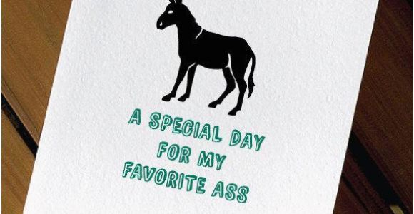 Funny Donkey Birthday Cards Donkey Funny Birthday Card