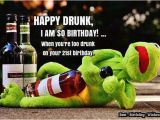 Funny Drinking Birthday Cards Happy 21st Birthday Meme Funny Pictures and Images with