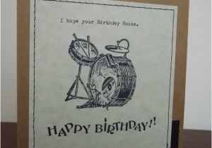 Funny Drummer Birthday Cards Items Similar to Funny Birthday Card Drum Set Birthday