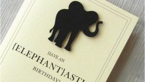 Funny Elephant Birthday Card Design Context Animal Greeting Cards