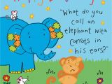 Funny Elephant Birthday Card Elephant Funny Joke Birthday Card for Kids Tw431