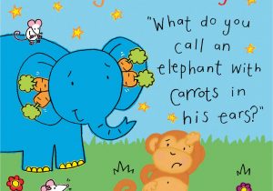 Funny Elephant Birthday Card Elephant Funny Joke Birthday Card for Kids Tw431