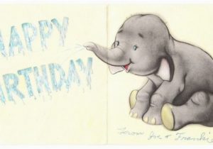 Funny Elephant Birthday Card Happy Birthday Wishes with Elephants