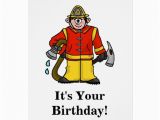 Funny Firefighter Birthday Cards the Gallery for Gt Fireman Birthday Cards