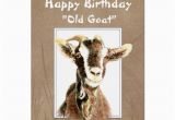 Funny Goat Birthday Cards Funny Birthday Over the Hill Old Goat Humor Card Zazzle Com