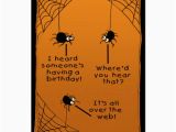 Funny Halloween Birthday Cards Funny Halloween Birthday Card Zazzle Com