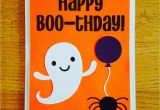 Funny Halloween Birthday Cards Happy Birthday Card Happy Boo Thday Halloween