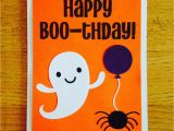 Funny Halloween Birthday Cards Happy Birthday Card Happy Boo Thday Halloween