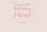 Funny Happy 14th Birthday Quotes Happy 14th Birthday Quotes Quotesgram