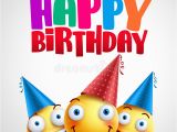 Funny Happy Birthday Banners Happy Birthday Smileys Celebrant with Happy Friends Funny