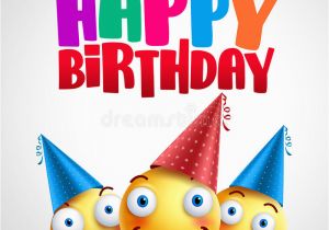 Funny Happy Birthday Banners Happy Birthday Smileys Celebrant with Happy Friends Funny