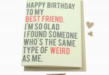 Funny Happy Birthday Cards for Best Friend Funny Best Friend Birthday Card Friend 39 S by Grimmandproper