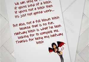 Funny Happy Birthday Cards for Best Friend Funny Birthday Card Best Friend Mate Female Bitch Freind
