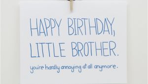 Funny Happy Birthday Little Brother Quotes Cute Little Brother Quotes Quotesgram