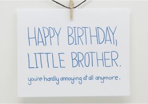 Funny Happy Birthday Quotes for Little Brother Cute Little Brother Quotes Quotesgram