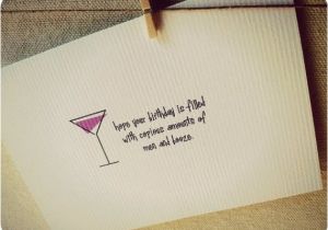 Funny Homemade Birthday Card Ideas Items Similar to Birthday Booze Wishes Handmade Funny