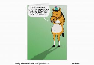 Funny Horse Birthday Cards Funny Horse Birthday Card