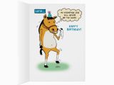 Funny Horse Birthday Cards Funny Horse Birthday Card Zazzle
