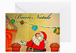 Funny Italian Birthday Cards Funny Italian Santa Greeting Card by Admin Cp75139332