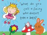 Funny Jokes for A Birthday Card Fairy Funny Joke Birthday Card for Kids Tw435