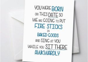 Funny Jokes to Put In A Birthday Card Funny Birthday Card Sarcastic Birthday Card Make Your