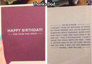 Funny Jokes to Write In Birthday Cards Birthday Card From Dad the Meta Picture